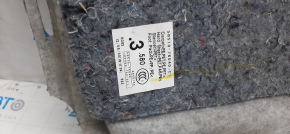 Floor covering Lexus CT200h 11-17 black, torn fastener, dry cleaning required