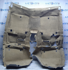 Floor covering Lexus ES300h ES350 13-18 beige, torn fastening, scratches on plastic, dry cleaning
