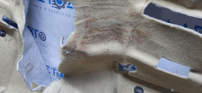 Floor covering Lexus ES300h ES350 13-18 beige, torn fastening, scratches on plastic, dry cleaning