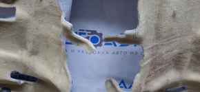 Floor covering Lexus ES300h ES350 13-18 beige, torn fastening, scratches on plastic, dry cleaning