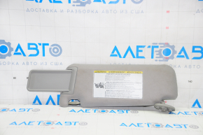 Right visor Toyota Camry v50 12-14 usa gray, without hook, fabric peeled off, dry cleanable, without backlight