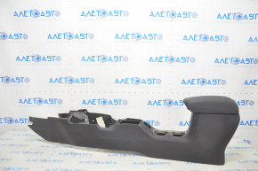 Console center armrest and cup holders Jeep Renegade 15- black, leather black