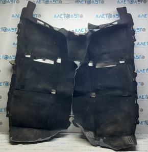 Floor covering Lexus LS460 LS600h 07-12 black, tears, for dry cleaning