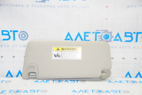 Right sun visor for Honda Civic X FC 16-21 4D, gray, without hook