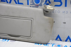 Right visor Honda Civic X FC 16-21 4d gray, without hook, dry-cleanable