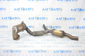 Intake pipe with catalytic converters VW Tiguan 18-24 fwd with bracket, mesh torn