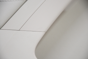 Door trim card rear left VW Tiguan 09-17 beige with beige insert leather, armrest leather, scratch