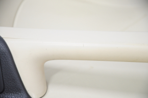Door trim card front left VW Tiguan 09-17 beige with beige insert leather, armrest leather, scratches