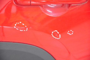 Door assembly rear right Jeep Renegade 15- red 686, bumpers