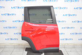 Door assembly rear right Jeep Renegade 15- red 686, bumpers