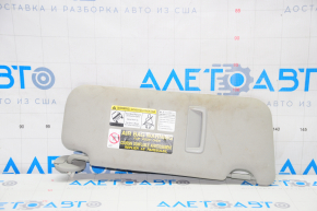 Left visor Lexus RX350 RX450h 10-15 gray, cracked mount, dry cleaning required