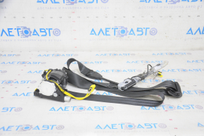 Passenger seat belt VW Tiguan 13-17 rest black with tensioner, water damage, faulty mechanism