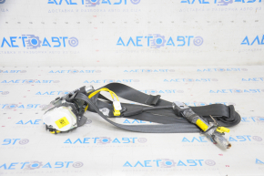 Passenger seat belt VW Tiguan 13-17 rest black with tensioner, water damage, faulty mechanism
