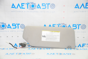 Left visor Toyota Sienna 11-14 gray, without hook, plastic turned white