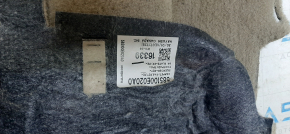 Floor covering Lexus RX350 10-15 beige, fastener torn, for dry cleaning