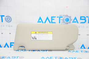 Right visor Mitsubishi Outlander 14-15 beige, without hook, type 1