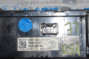 Climate control Toyota Camry v50 12-14 usa manual the hazard button is worn out