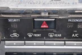 Climate control Toyota Camry v50 12-14 usa manual the hazard button is worn out