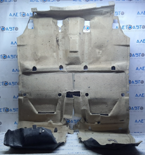 Floor covering Lexus RX350 10-15 beige, torn, for dry cleaning