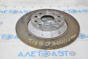 Brake disc rear left VW Tiguan 18-24 300/12 mm