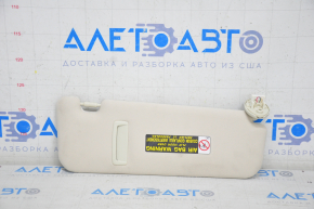 Left sun visor for Lexus ES300h ES350 13-15 beige, without hook