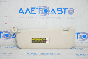 Right sun visor for Lexus ES300h ES350 13-15 beige, without hook