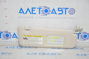 Right sun visor for Lexus ES300h ES350 13-15 beige, without hook