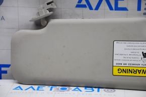 Right visor Mazda 3 14-18 BM gray, without hook, for dry cleaning