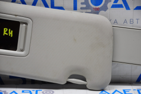 Right visor Mazda 3 14-18 BM gray, without hook, for dry cleaning