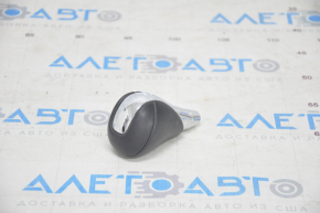 Gear knob Lexus ES300h ES350 13-18 leather black with chrome