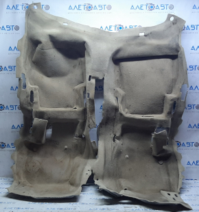 Floor covering VW Passat b7 12-15 USA beige, torn, for dry cleaning