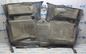 Floor covering rear Toyota Camry v55 15-17 usa gray, torn