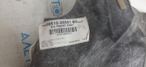 Left floor covering for Toyota Camry v55 15-17 USA gray