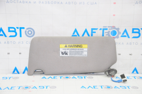 Right sun visor for Honda Accord 13-17, gray, without hook