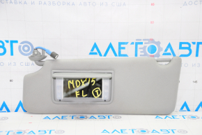Left visor Acura MDX 14-16 pre-rest gray, without hook