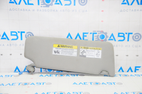 Left visor Acura MDX 14-16 pre-rest gray, without hook, broken chip, for dry cleaning