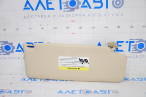 Left visor VW Tiguan 09-17 beige, without hook