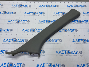 Right Front Pillar Trim for Acura MDX 2007-2009, Gray Fabric
