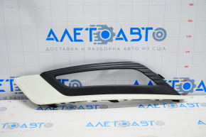 Front bumper grille left Ford Fusion mk5 17-18 under fog lights mat