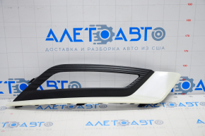 Front bumper grille right Ford Fusion mk5 17-18 under fog lights mat