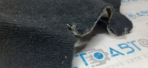 Rear floor covering Toyota Avalon 13-18 black, torn fasteners, torn, needs dry cleaning