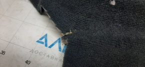 Rear floor covering Toyota Avalon 13-18 black, torn fasteners, torn, needs dry cleaning