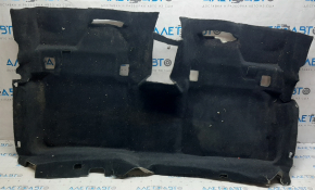 Rear floor covering Toyota Avalon 13-18 black, torn fasteners, torn, needs dry cleaning