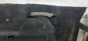 Rear floor covering Toyota Avalon 13-18 black, torn fasteners, torn, needs dry cleaning