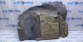 Floor covering right Toyota Avalon 13-18 black, torn fasteners, missing fragment, for dry cleaning