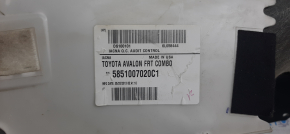 Floor covering left Toyota Avalon 13-18 black, torn fasteners, torn, needs dry cleaning