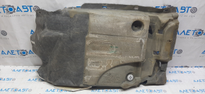 Floor covering left Toyota Avalon 13-18 black, torn fasteners, torn, needs dry cleaning