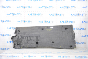 Left underbody protection VW Tiguan 18-24, torn, dented. dented fasteners