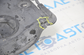 Left underbody protection VW Tiguan 18-24, torn, dented. dented fasteners