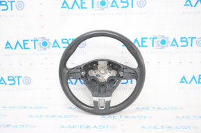 Naked steering wheel VW Tiguan 11-17 rest, rubber, black, scratches